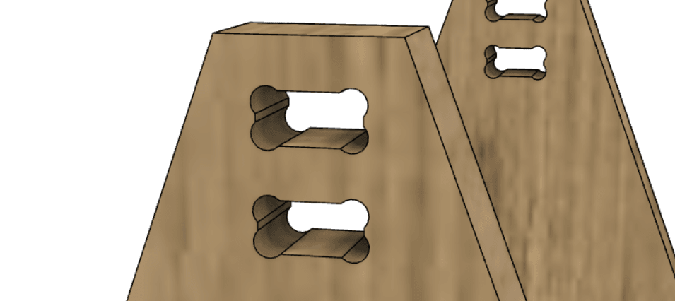Dog bone for CNC machine