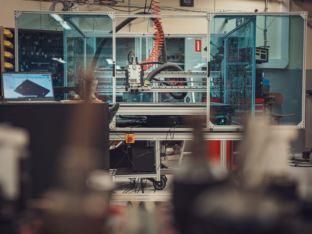 Mekanika Pro CNC milling machine in the workshop of ECAM university in Brussels