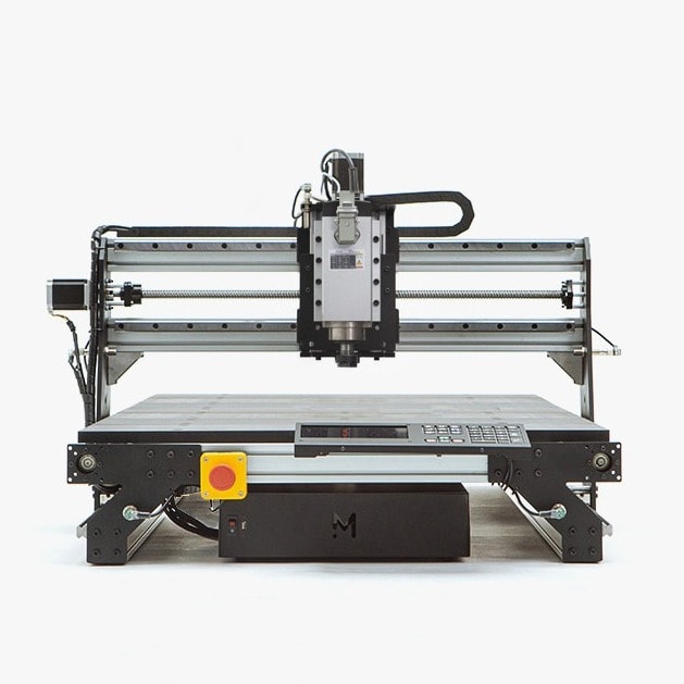 Mekanika cnc milling machine Pro front view on a grey background