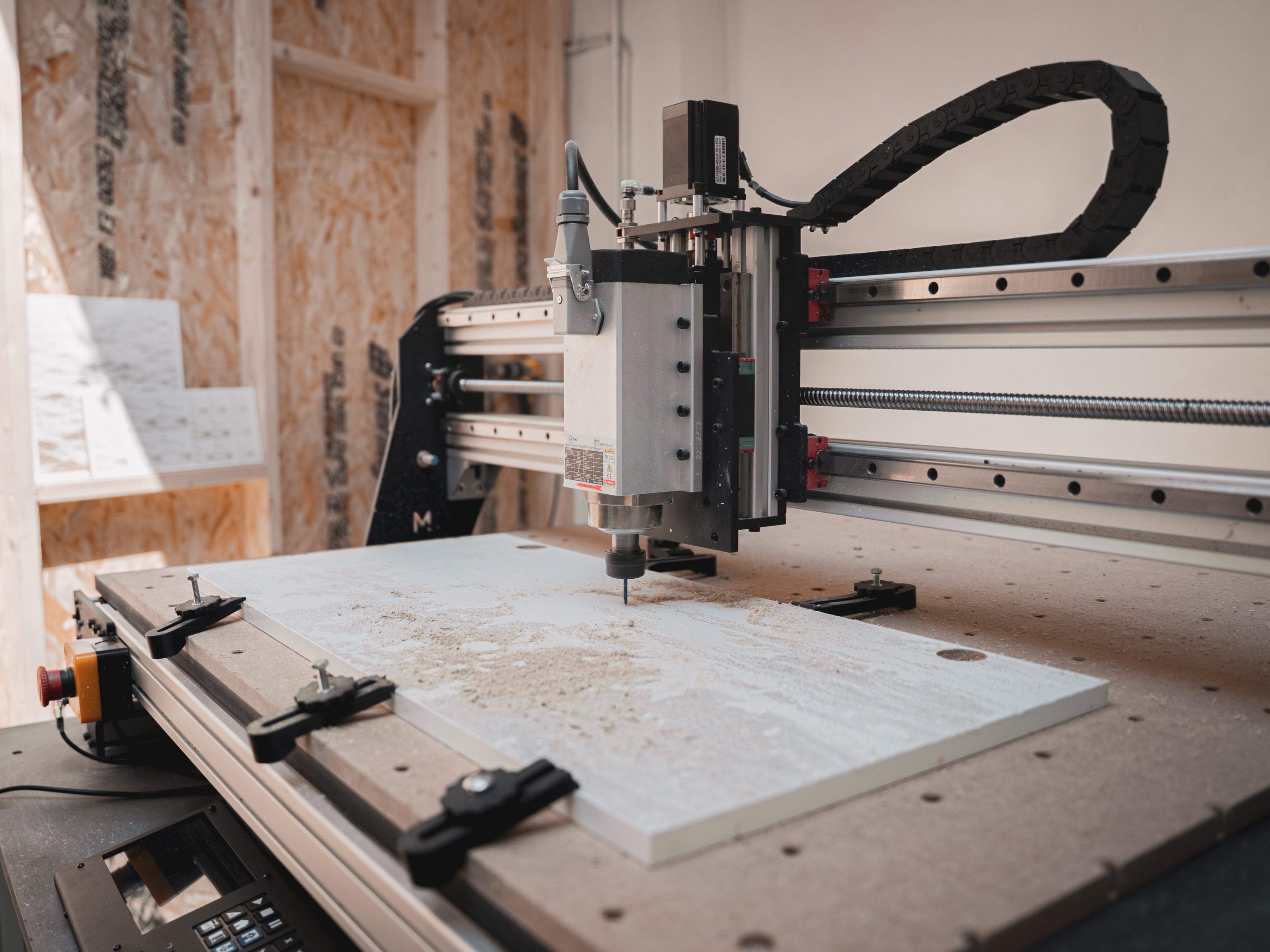 close-up on Mekanika Pro CNC