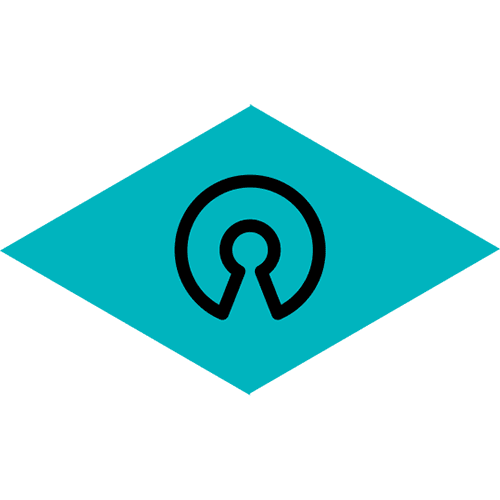 pictogram depicting the symbol of Open-Source