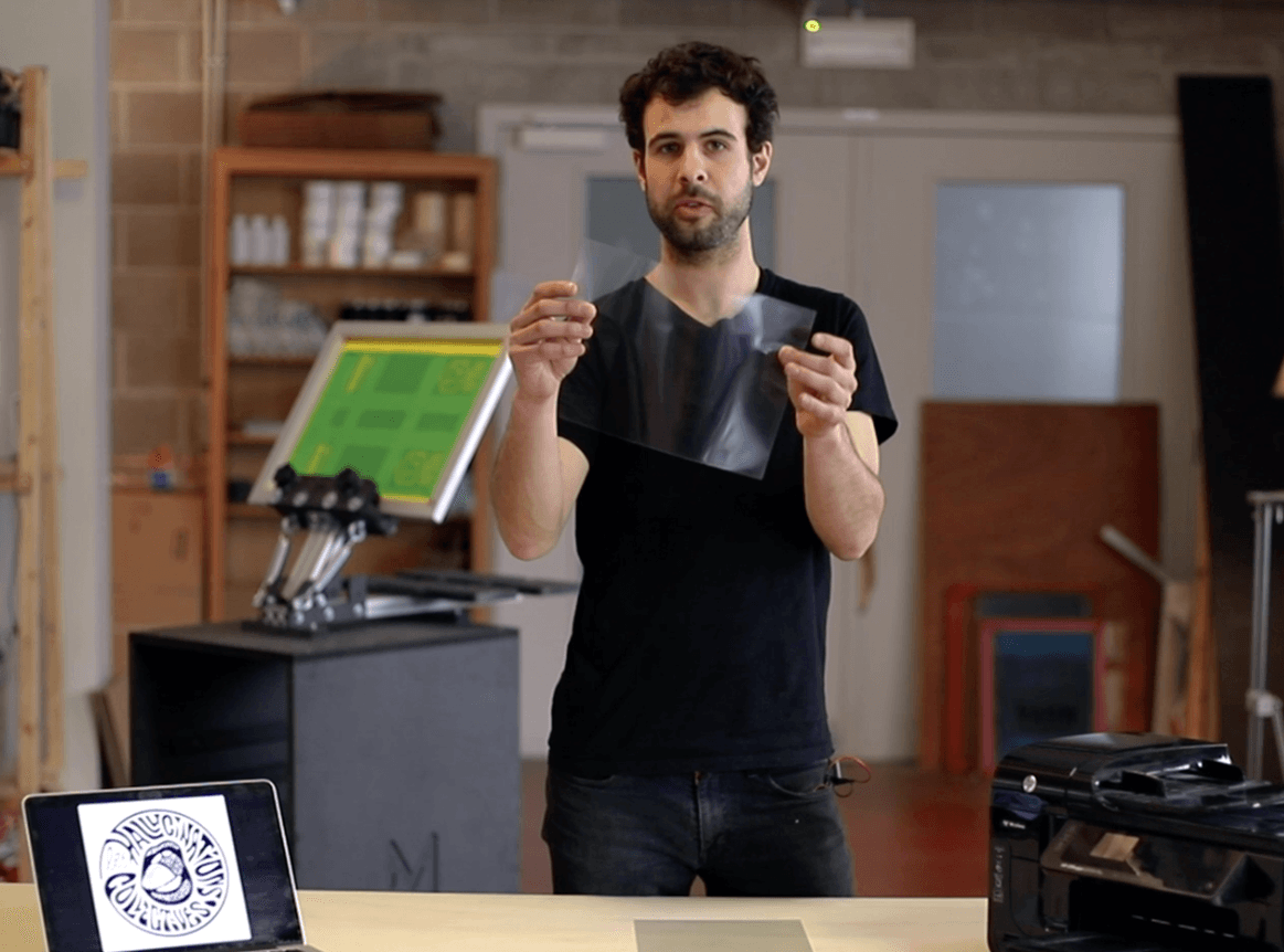 How to prepare a stencil for your screen printing press