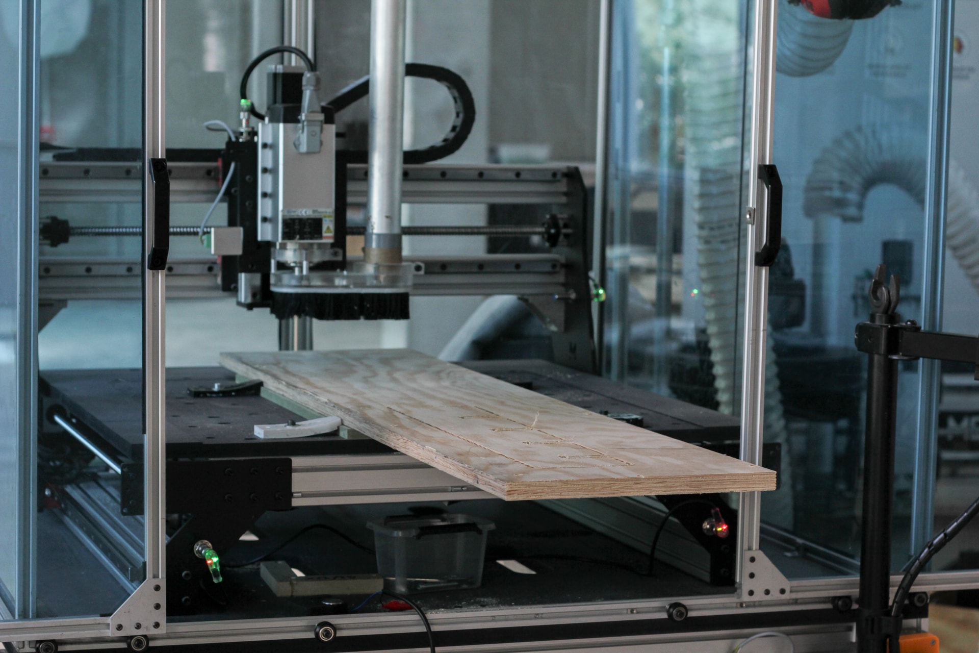 Stock installed for the last machining