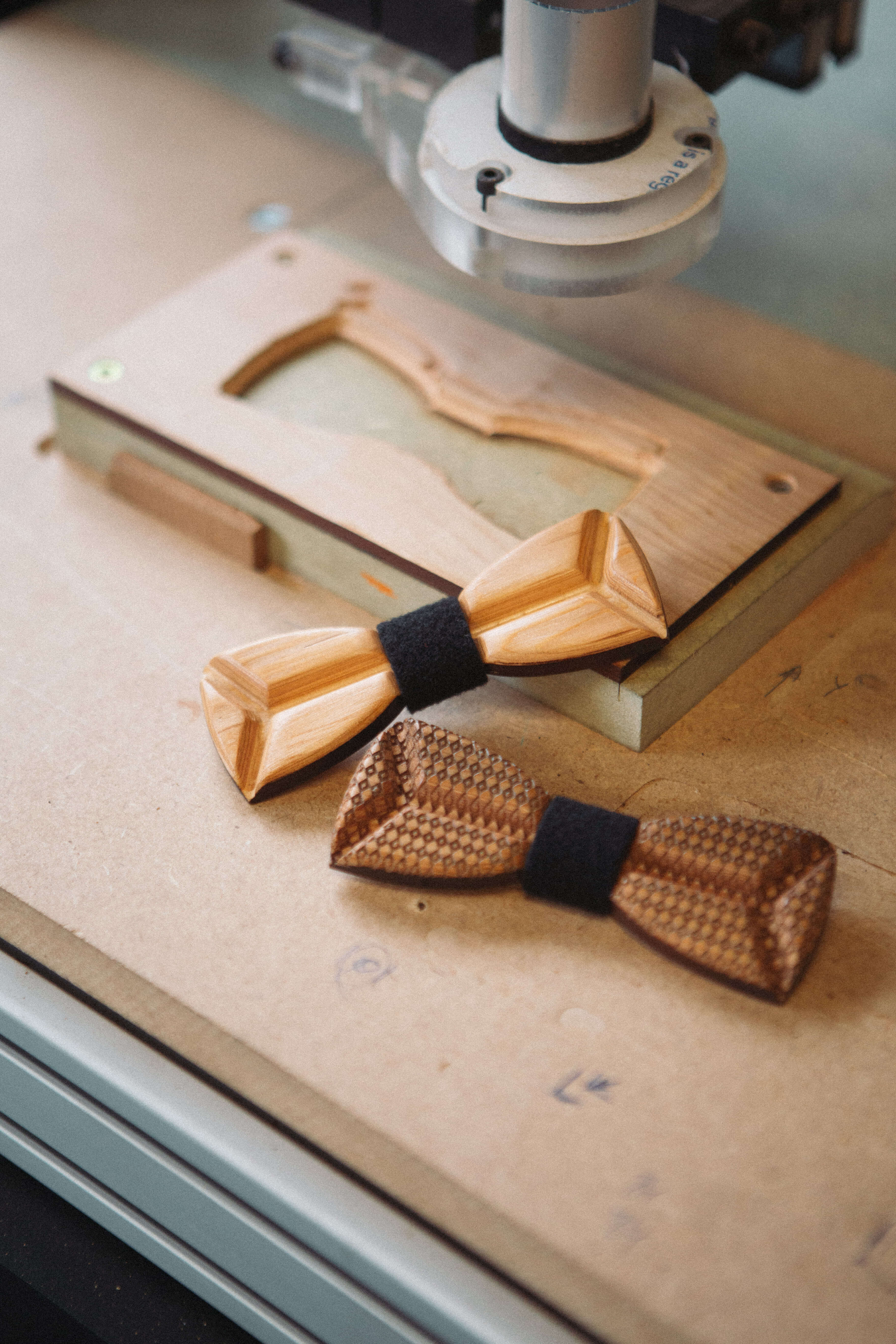 wooden bowtie