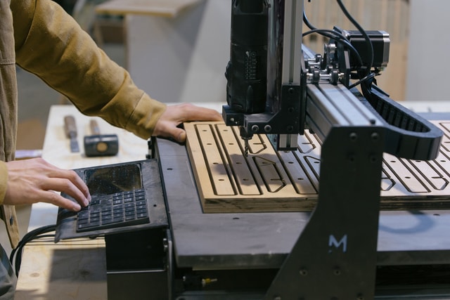 User milling a batch of coat hangers with the Mekanika Evo CNC milling machine