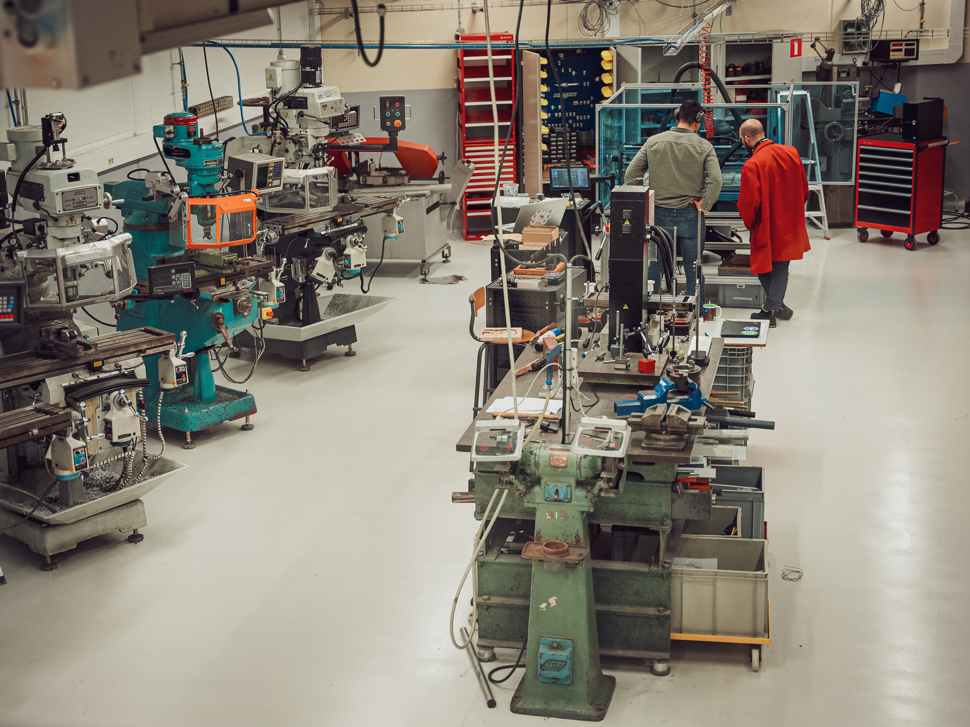 Machine workshop with Students and Teachers at ECAM University Brussels