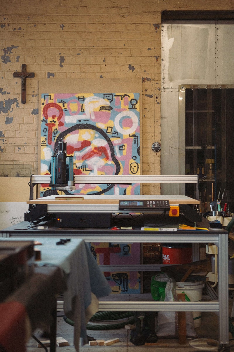 Mekanika Evo cnc machine in MF belgium's workshop