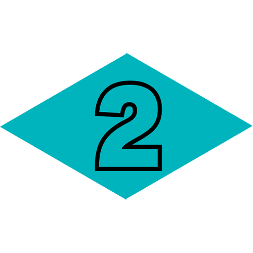 pictogram depicting the number 2